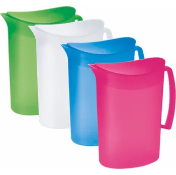 Džbán s víkem 2 l plast mix barev