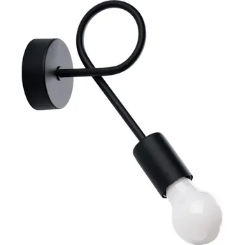 Nástěnné svítidlo Sollux Lighting Nástěnné svítidlo LEVAR černé