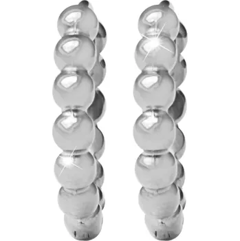 Módní doplněk JSB bijoux s.r.o. Ocelové náušnice kruhy z kuliček bez krystalů