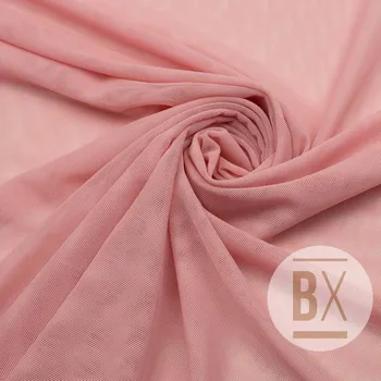 Tyl elastický - Růžová