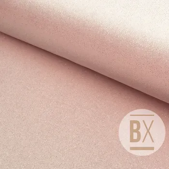 Velur Samet Glitter - Růžová světlá