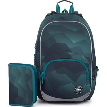 Školní batoh Zelenomodrý školní batoh Topgal KIMI 25020 SET SMALL