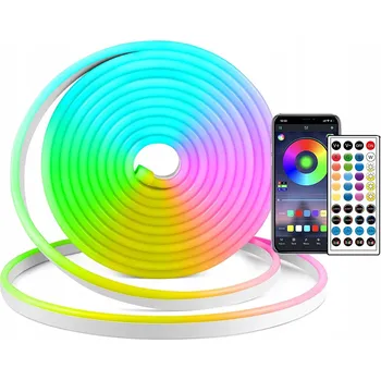 LED osvětlení 10M BAREVNÝ VODĚODOLNÝ LED PÁSEK RGB + DÁLKOVÝ OVLADAČ LED PÁSKA 72 LED/M IP65