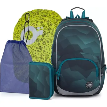 Školní batoh Zelenomodrý školní batoh Topgal KIMI 25020 SET LARGE