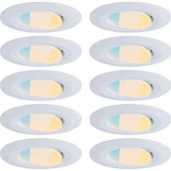 Paulmann CALLA LED zapuštěné svítidlo 10x5W 430lm kulaté, naklápěcí 3000/4000/6500K IP65 230V bílé matné