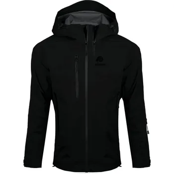 GUGGEN MOUNTAIN Dámská turistická nepromokavá bunda hardshell HD09 M ČERNÁ