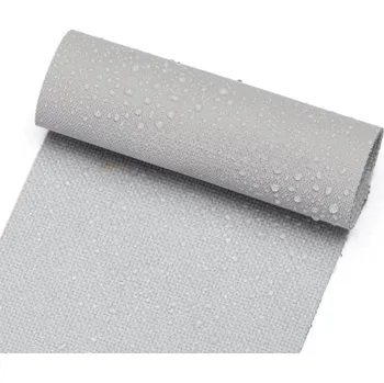 Exteriérová látka s PVC zátěrem 400 g, UV stabilní - Šedá světlá