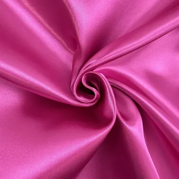 Satén Delia - Růžová magenta