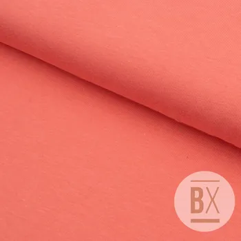 Úplet s lycrou - Oranžová lososová světlá