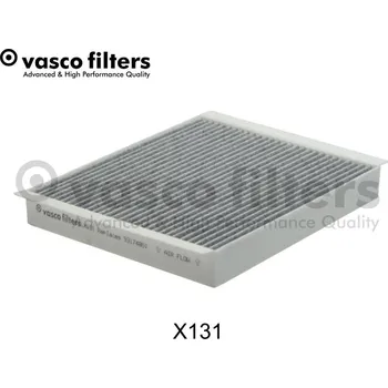 Ventilátor topení a klimatizace Filtr, vzduch v interiéru VASCO X131