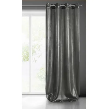 Závěs HOTOVÝ ZÁVĚS SASHA 140X250 CM ŠEDÁ OCELOVÁ