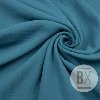 Dvojitá gáza/Gáza - Modrá petrolejová