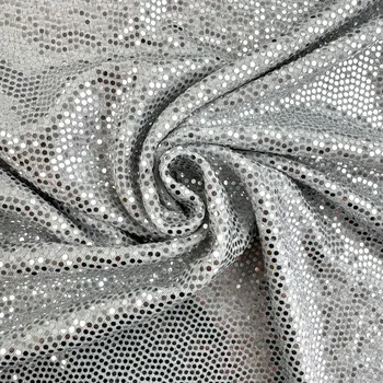 Úplet SHINE Flitry - Stříbrné na bílém