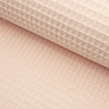 Bavlna Vafla Organic - Růžová meruňková