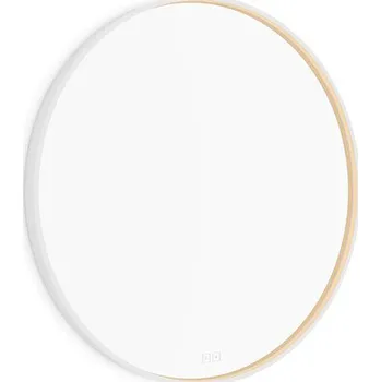 Nimco Koupelnová zrcadla s osvětlením Bílé LED zrcadlo pr. 800 se dvěma dotykovými senzory ZPB 31002RVX-05