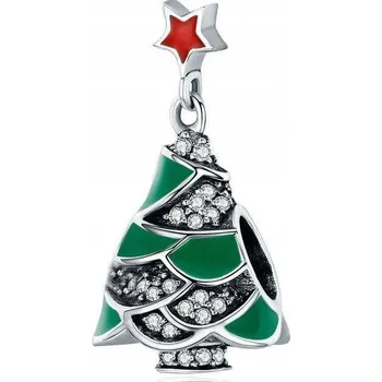 Přívěsek Přívěsek Vánoční Stromeček s hvězdou stříbro 925