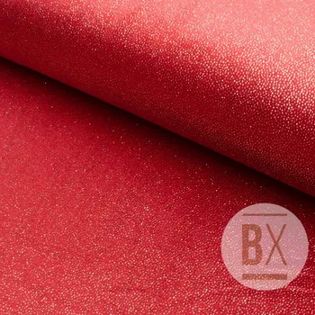 Velur Samet Glitter - Červená