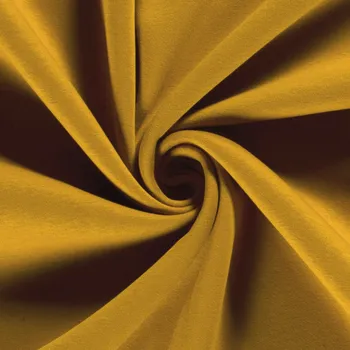 Teplákovina počesaná Jogging 280g - Žlutá horčicová světlá