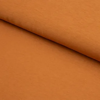 Tričkovina s lycrou 200g - Hnědá koňaková