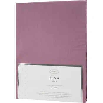 Prostěradlo PRESTIERADLO S GUMOU DINA 160X200 CM, VÝŠKA 30 CM TMAVORUŽOVÁ