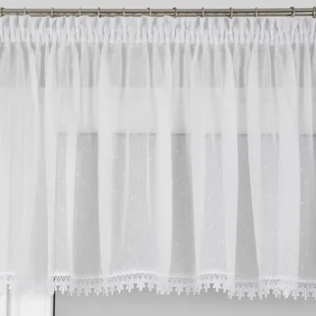 Záclona HOTOVÁ ZÁCLONA DAGMA 400X65 CM BÍLA