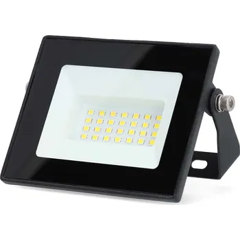 Osvětlení Nedis LLFL10BLK LED reflektor, 20W, 1620lm, 4000K, studená bílá, kabel 1m, IP65, energ. tř. F LLFL10BLK