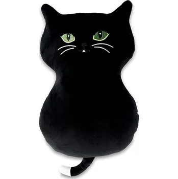 Polštář SVITAP sleepwell Polštářek mikrospandex - Kočka černá 32 cm