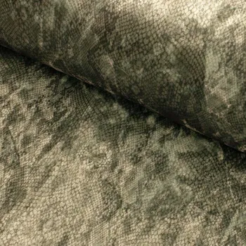 Zamat Velvet digital - Hadí kůže písková