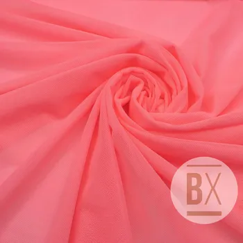 Tyl elastický - Růžová neón