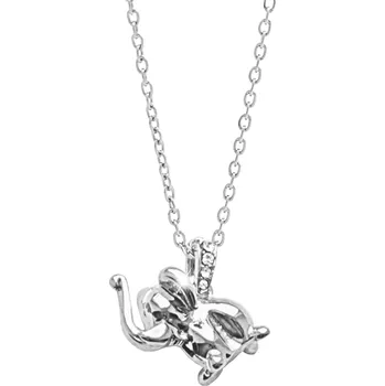 Náhrdelník JSB bijoux s.r.o. Náhrdelník z bižuterní slitiny slůně s krystaly Swarovski Crystal