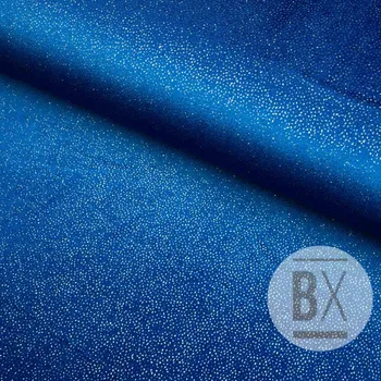 Velur Samet Glitter - Modrá královská