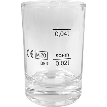 Sklenice panák 40ml (6ks) CHILE dvojcejch 2cl/4cl