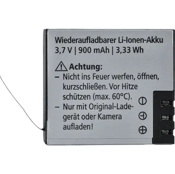 Rollei baterie pro ActionCam D6Pro Baterie, pro kameru, 3,7V, 900mAh, Li-ion, pro ActionCam D6Pro 40454