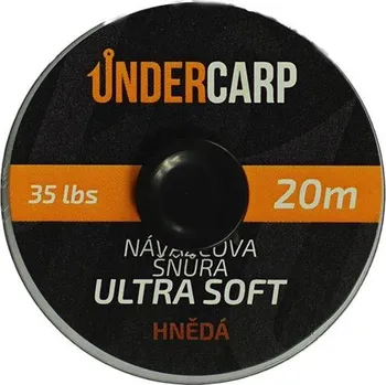 Pletená Šňůra UnderCarp Ultra Soft Hnědá 20m 35lb