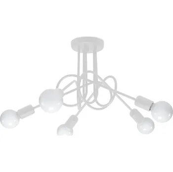 Sollux Lighting Lustr LOOP 5 bílý