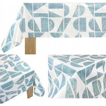 Konferenční stolek Hladká Ochranná Dekorativní Ubrusovina na Stůl, Konferenční Stolek - Modrá Skládanka