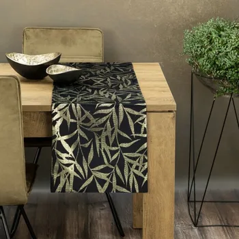 OBRUS BLINK 15 35 X 180 CM ČIERNY