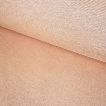 Teplákovina Uzlík Bio Bavlna Washed 375g - Oranžová meruňková