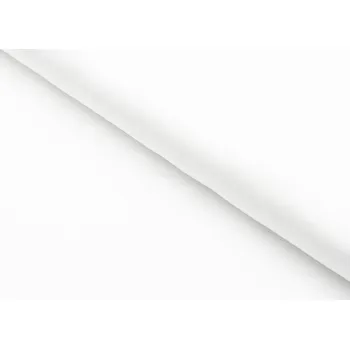 Satén Heavy polomatný - Bílá