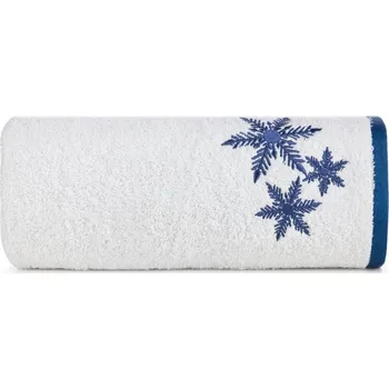 Ručník VÁNOČNÍ OSUŠKA CAROL 70X140 CM BÍLÁ