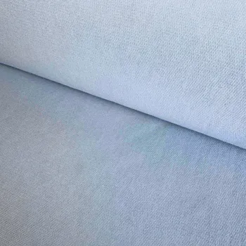 Teplákovina Počesaná Washed 400g - Modro šedá