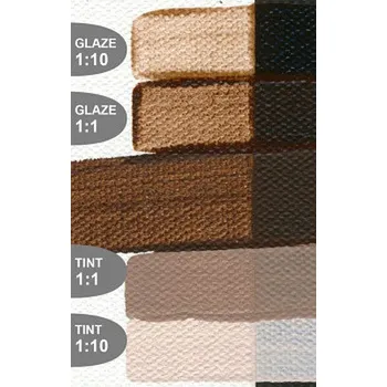 Speciální výtvarná barva Akryl Golden Fluid 118ml – 2035 Burnt Umber Light