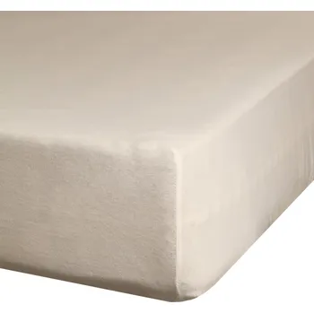 Prostěradlo Prostěradlo jersey s lycrou PREMIUM 160/200+30cm béžová
