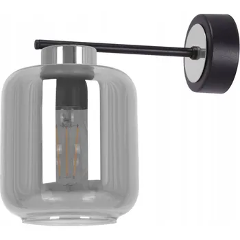 Nástěnné svítidlo Nástěnné svítidlo Kaja černé, stříbrné, šedé E27 20 W