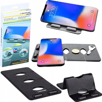 Protiskluzová gumová podložka / stojánek na telefon DUNLOP