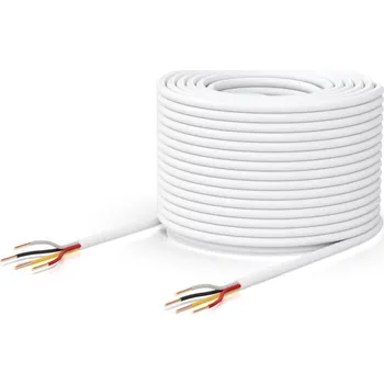 Síťový kabel Ubiquiti UACC-Cable-DoorLockRelay-2P Reléový kabel, dvoupárový, 4žilový, 18AWG, 22AWG, 152m, bílý UACC-Cable-DoorLockRelay-2P