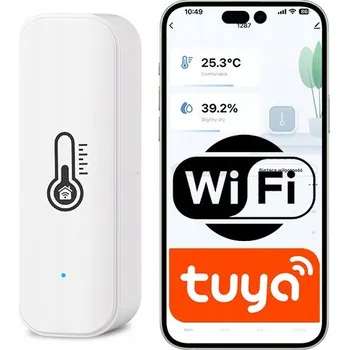 IP kamera Chytrý senzor teploty a vlhkosti bílý WiFi Tuya