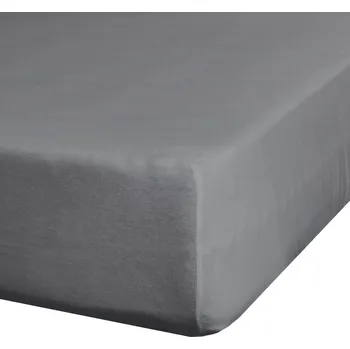 Prostěradlo Prostěradlo jersey s lycrou PREMIUM 140/200+30cm tmavě šedá