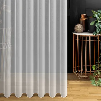 Záclonová látka Mark v. 300 cm - Bílá