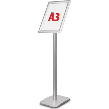 Info stojan MENUBOARD, clip rám A3 (297x420mm), ostrý roh